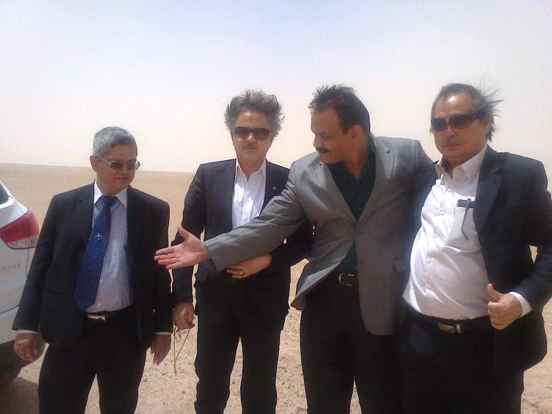 مع وفد الشركات التايلندية للبناء — معاينة موقع المشروع